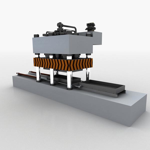 One Time Hydraulic Pressing Forming Wood Pallet Machine