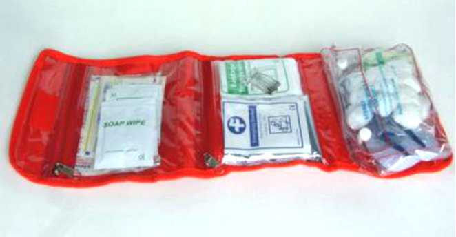 Gauze Medical Tape Bandages Promotional Portable First Aid Bag Kit 2 Inch 1/2 Inch