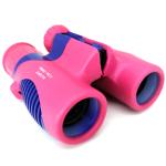 Pink 8x21 Kids Binoculars Compact Crystal Clear View