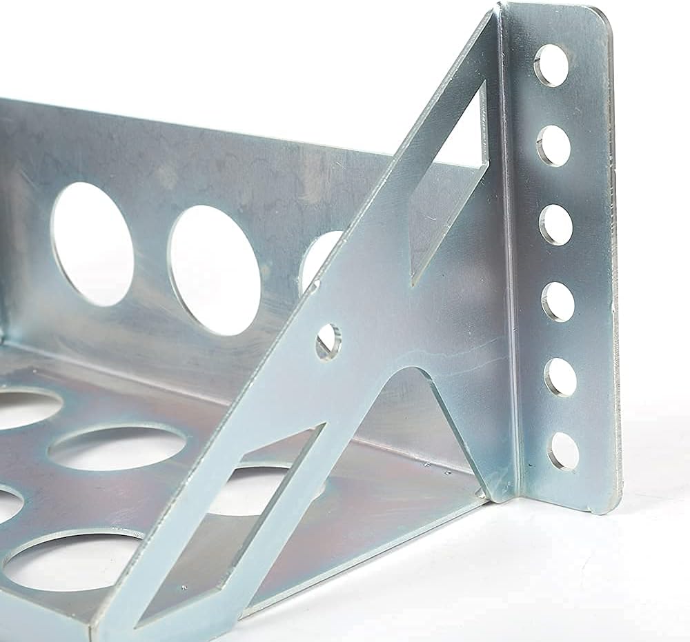 Adjustable Bolt-on Battery Box With Hardware Deep Lightweight Steel Battery Mounting Box