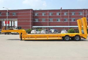 Quality Two Axle Low Bed Semi-trailer Can Transport 40-50 Tons wholesale