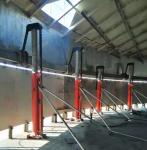 Max Height 0-4600mm Hydraulic Lifting Jack System for Lift Tank 25 MPa Rated