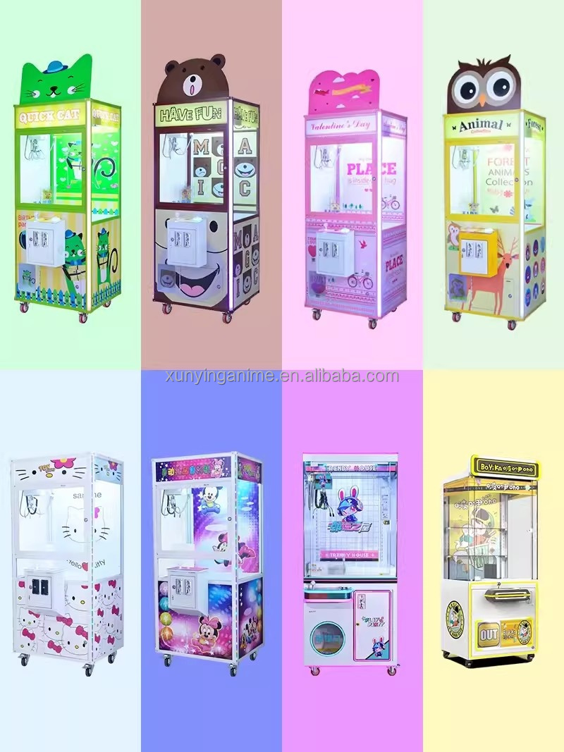 110V/220V/230V Voltage Mini Claw Crane Game Machine for Children's Entertainment