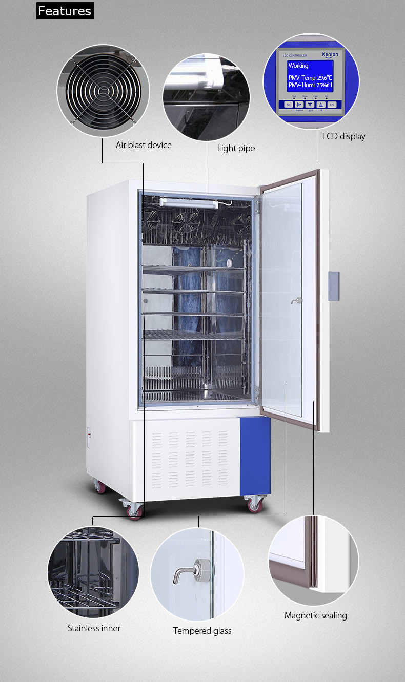 Drug Environmental Test Chambers 60C Lab Temperature Humidity Chamber 220V