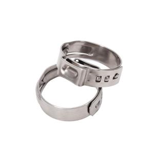 Quality General Industry Finish ZINC Metric Measurement Stainless Steel Metal Hose Adjustable Round Clamp and Essential for Mining wholesale