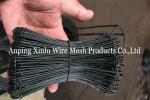 Binding Double Loop Rebar Tie Wire PVC Coated Q235 BWG16 10cm Length Bar Tie