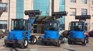 Quality agricultural equipment 1.2 ton wheel loader for sale blue color wholesale