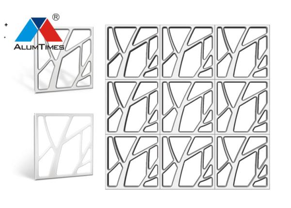 Cheap Sound Dampening Clip In Metal Ceiling Tiles Square Shape For Office Building for sale