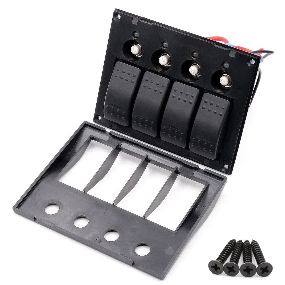 DC12V 360W Waterproof Boat Electricals With 4 Control Dual Color