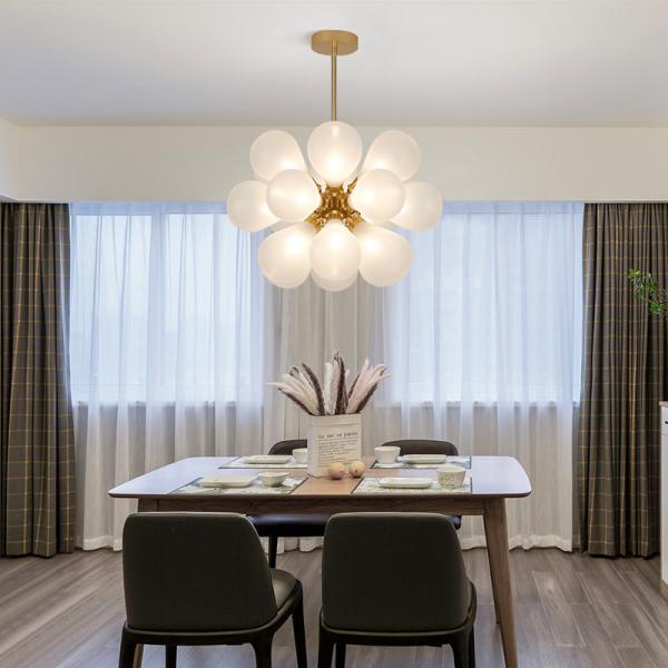 Postmodern Scandinavian chandelier Kitchen bubble lamp Living Room Loft Iron Art