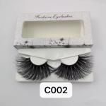 30MM OVERLENGTH HIGH QUALITY EYELASH BLACK/CLEAR BAND AVAILABLE