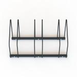 Knocked Down Metal Floor Stand Holder Outdoor Bicycle Parking
