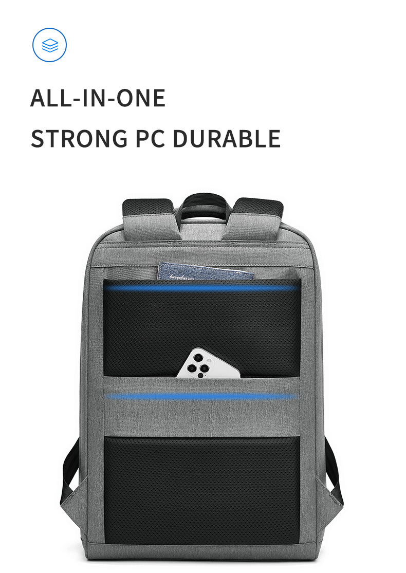 Casual Lightweight Waterproof Business Backpack 20-35L Capacity