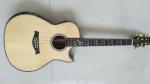 Free shipping dreadnought customize guitar cut-away AAAA all solid single cut