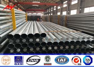 Quality 25 Foot 2.5mm Thickness Electric Power Poles Multi Circuit Outdoor Light Pole With Bitumen wholesale