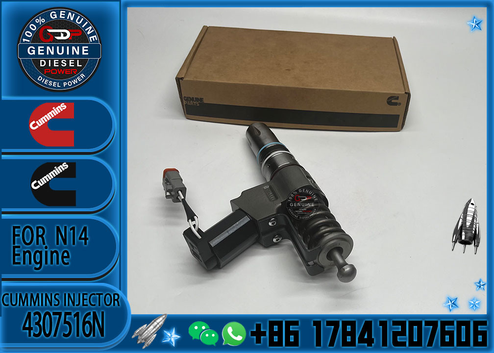4307516N Common Rail Diesel Fuel Injector 4307795 4307516N For Cummins QSN14 N14