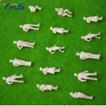 2017 new 1/50 3.5cm skin color ABS plastic figure for architectural building