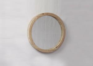 Quality Essential Decor 31x31 Inch Round Wood Frame Mirror wholesale
