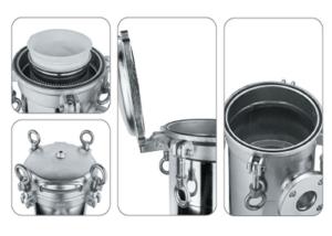 Quality SFFILTECH Stainless Steel Bag Filter Housing Work Pressure 0.1-0.4MPa wholesale