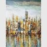 Buy cheap Contemporary Oil Paintings , Professional Modern Cityscape Wall Canvas from wholesalers
