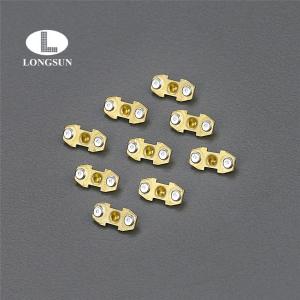 Quality Custom Metal Stamping Parts / Electrical Parts With Silver Contact Points wholesale