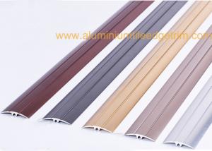 Quality Modern Design Aluminium Floor Trims , Anodized Floor Tile Edge Trim For Steps wholesale