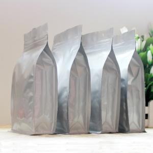 Quality Silver Foil Flat Bottom k Aluminium Bag wholesale