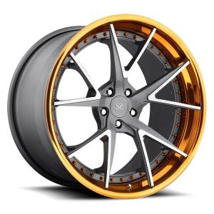 Quality 18 19 20 inch barrel and 10 inch lip 3 piece forged wheel rims 5x112 120 120.65 130 150 wholesale