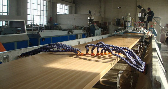 CE UL CSA Plastic WPC Foam Board Machine , WPC Foam Board Production Line