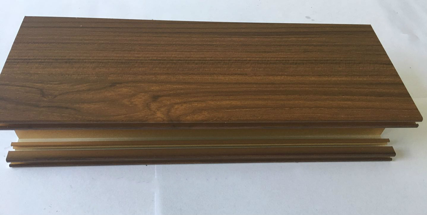 T5 T6 Wood Finish Aluminium Profiles For Aluminum Alloy Sliding Windows / Doors