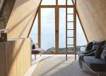 Prefab Light Steel Hotel Unit Space Frame Tiny Building Wooden Cabins For