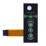 Lightweight Flexible Membrane Switch Keypad Thin Film With 3M467 / 3M468