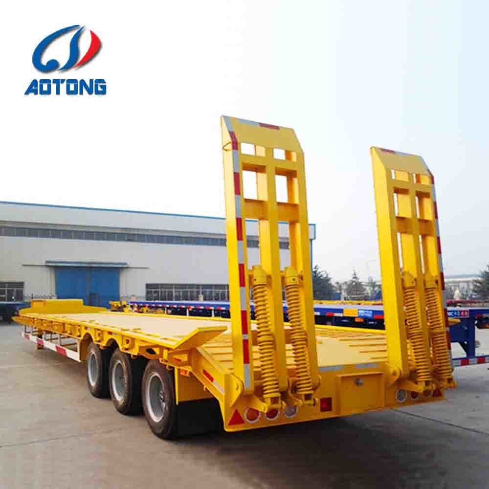 Lowbed/Lowboy Semi Truck Trailer Heavy Object Transportation Made Easy by Manufacture