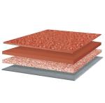 Semi Prefabricated System Running Track High Standard Tartan Athletic Rubber
