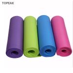 1 inch Fitness Yoga Mat 36 x 84 Blue Black Nbr Yoga Mat Material Foam 10mm 20mm