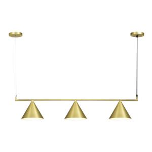 Quality modern nordic decorative gold black white metal iron chandelier penda led kitchen light wholesale