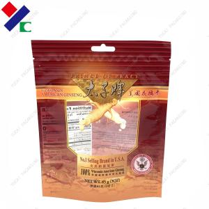 Quality 40 Microns Three Side Seal Pouch with hang hole Food Grade Packaging Bag wholesale
