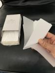 54x86mm 60x92mm 67x98mm 720mic three 3 layers WHITE INSERT laminating pouch film