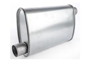 Quality Stainless Steel Oval Shaped 2.25 Inch SS409 Universal Exhaust Muffler wholesale