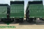 3 Axles Sidewall Semi Trailer 30-60Tons 40ft Shipping Container Trailer