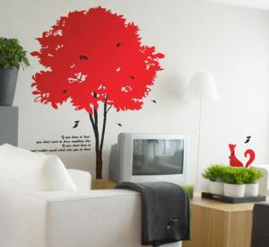 Quality Cool Tree Wall Flower Stickers G108 / Wall Sticker Art wholesale