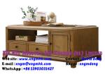 Solid wood coffee table Ash transparent paint living room coffee table furniture