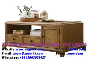 Quality Solid wood coffee table Ash transparent paint living room coffee table furniture wholesale