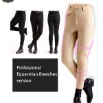 Customized Children's Winter Horse Riding Breeches Plush Warmth leggings