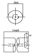 Magnesium sacrificial anode used in protecting one steel hull