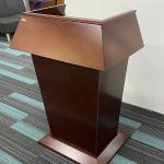 Stylish Master of Ceremonies Speaking Desk Podium for Simple Modern Welcome