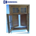 KDSBuilding Modern Solid Grill Design Mosquito Anti Theft Double Glaze Wooden