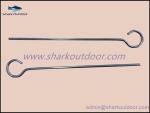 Round head steel wire tent pegs