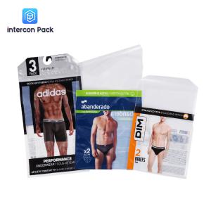Quality 10X6 Inch 3 Sided Seal Bag Thickness 0.06mm Plastic Bags For Underwear wholesale