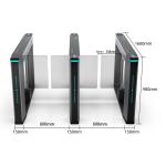 Traffic Flow Control Turnstile Entry Systems , Swing Gate Turnstiles For Office